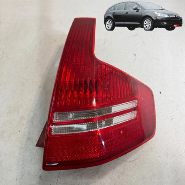 Lanterna Traseira C4 Hatch 2009 A 2013 Direita Original Direito/passageiro Vermelho
