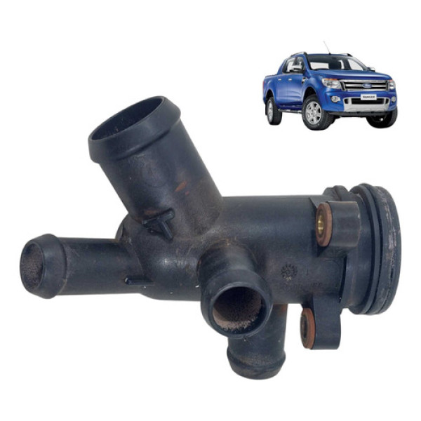 Flange Cano Bomba De Água Ranger 3.2 2012 A 2022