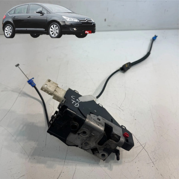 Fechadura Porta Citroën C4 Hatch 2009 2013 Traseira Direita