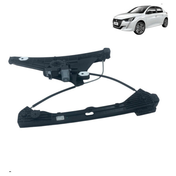 Motor Máquina Vidro Peugeot 208 2021 2024 Dianteira Direita