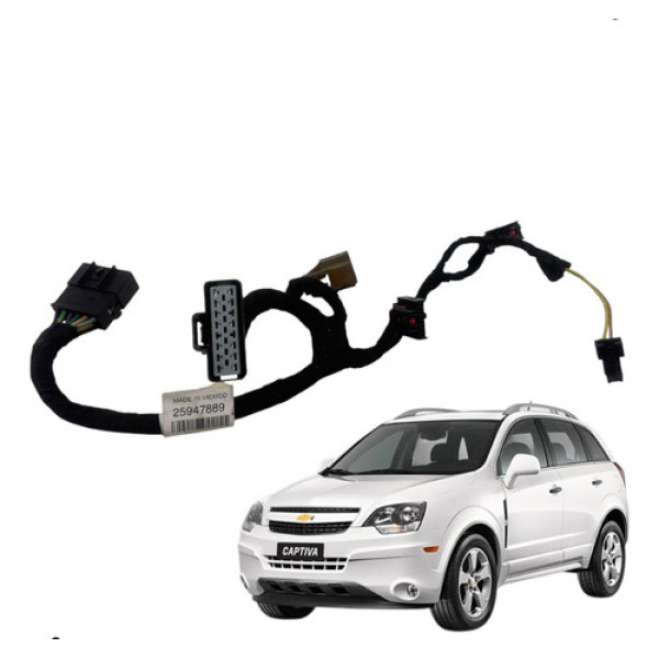 Chicote Botão Vidro Captiva 2009 2016 Dianteira Esquerda