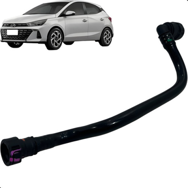 Mangueira Tubo Hyundai Hb20 1.0 Turbo 2023 A 2025 Preto