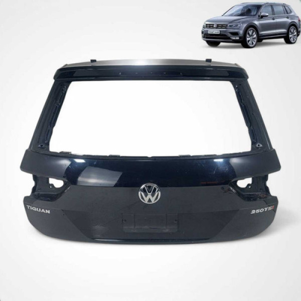 Tampa Traseira Porta Malas Tiguan 2018 2022 Preto