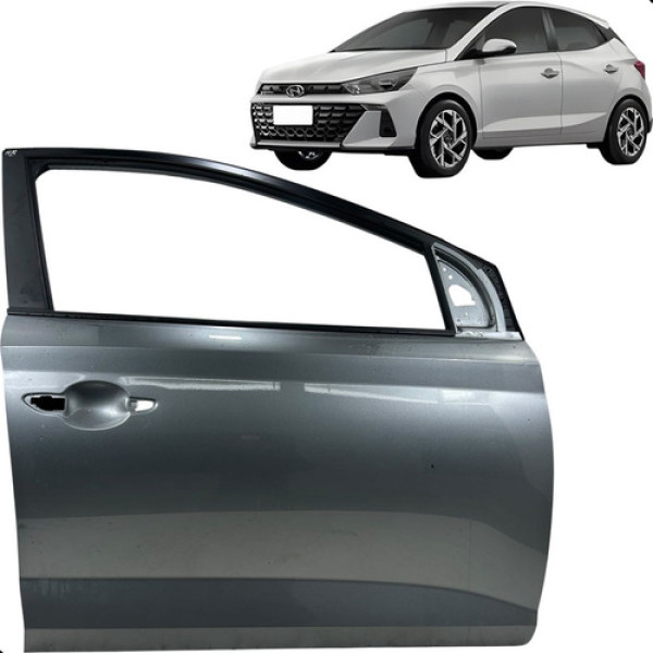 Porta Dianteira Direita Hb20 2020 2021 2022 2023 2024 2025 Dianteira Direito Cinza