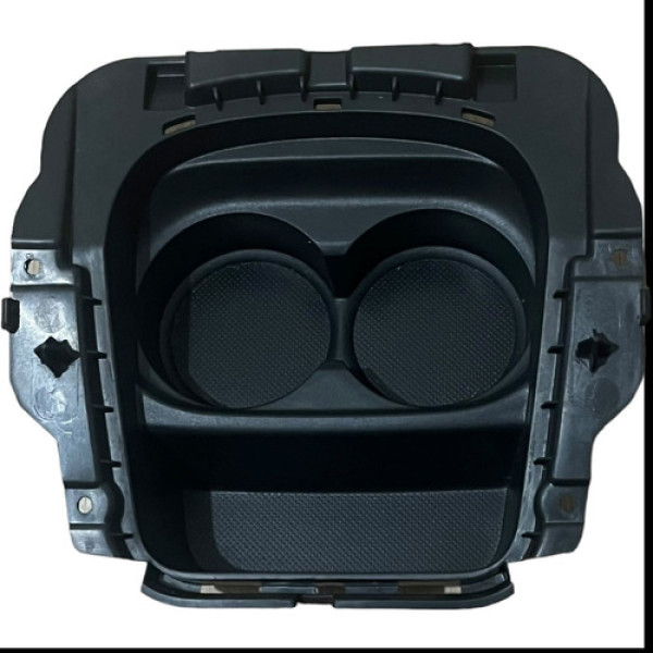 Porta Copos Console Central Peugeot 208 2014 Á 2020 Preto