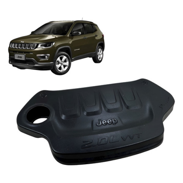 Tampa Do Motor Jeep Compass 2.0 Flex 2018 2019 2020 Preto