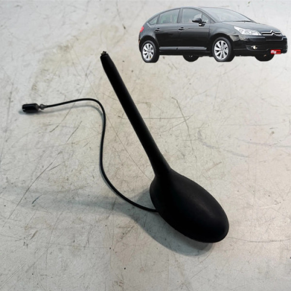 Antena Som Citroen C4 Pallas Hatch Vtr 2008 2009 2010 A 2013 Preto
