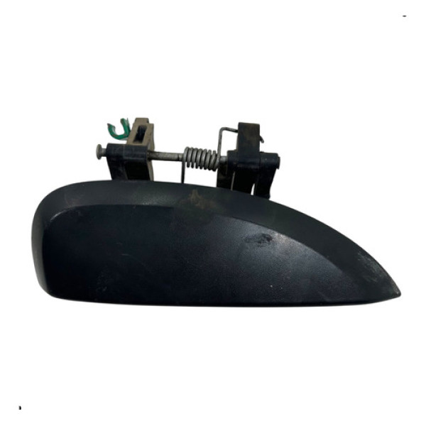 Maçaneta Porta Dianteira Direita Renault Kwid 2018 A 2021 Preto Dianteira