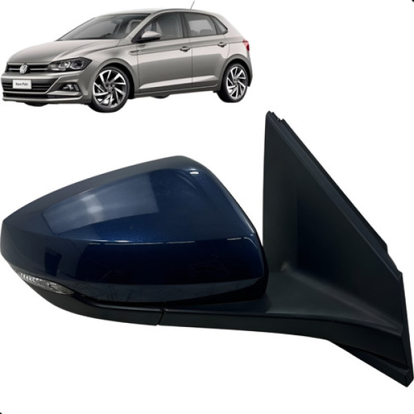 Retrovisor Direito Polo 2018 2019 2020 2021 Original 9fios