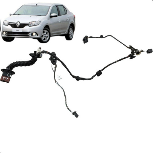 Chicote Porta Traseira Direita Renault Logan 1.6 2015 A 2017