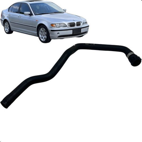 Borracha Mangueira Reservatorio Agua Bmw 325i 2000 A 2003 Preto