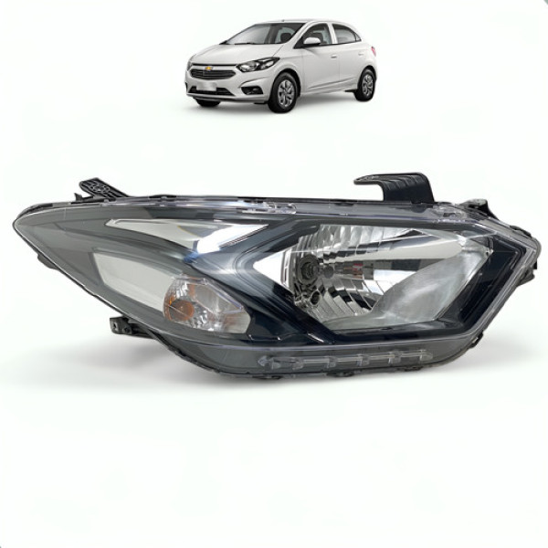 Farol Direito Chevrolet Onix 1.0 2016 2017 2018 2019 Direito/passageiro