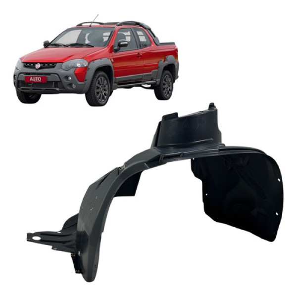 Parabarro Fiat Strada 2019 A 2022 Dianteira Esquerda