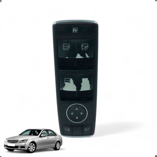 Comando Porta Dianteira Esquerda Botãomercedes C200 2009 12 