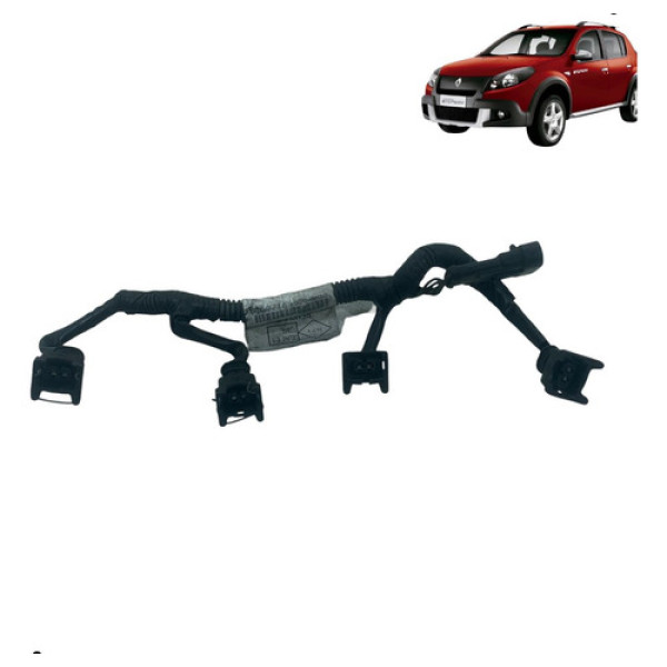 Chicote Bico Flauta Injetor Sandero 1.6 2009 A 2013 