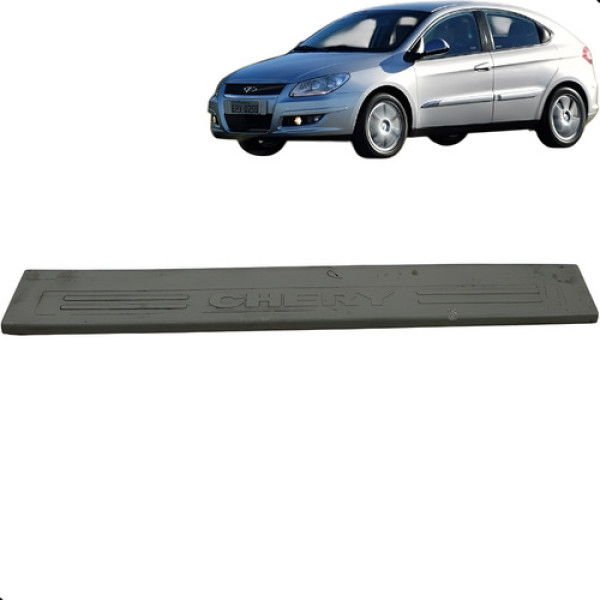 Soleira Porta Dianteira Direita Chery Cielo 1.6 2010 A 2012 Cinza