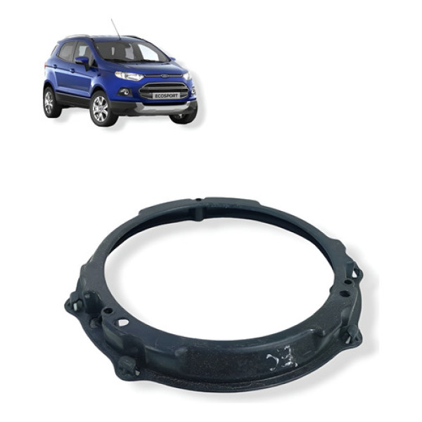 Suporte Auto Falante Porta Tras Esq  Ecosport 2013 A 2016  Preto