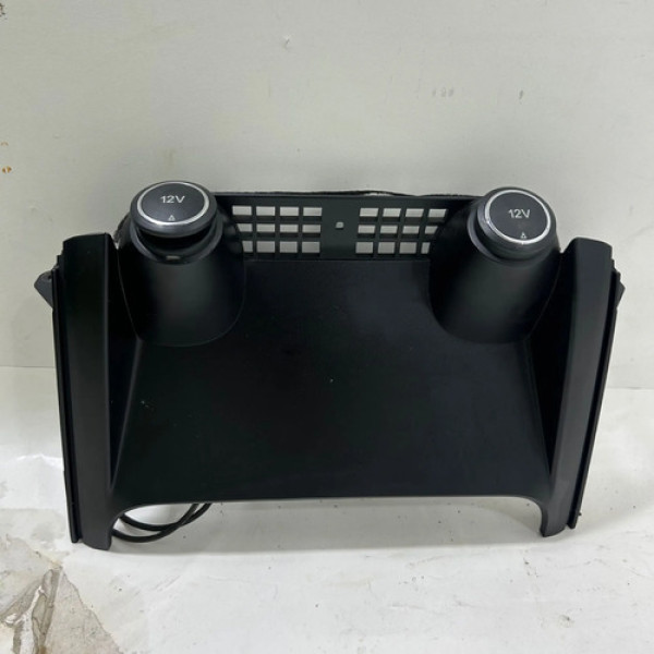 Moldura Inferior Painel Tomada 12v Ford Ranger 2016 A 2020 Preto