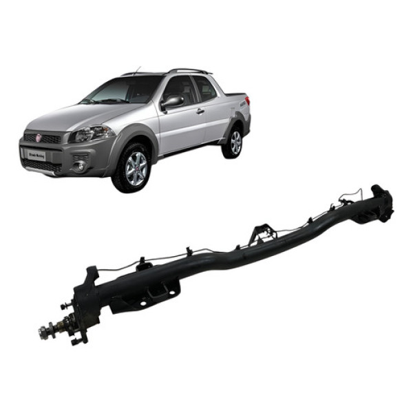 Eixo Traseiro Fiat Strada 1.8 2015 2016 2018 2020 Com Abs