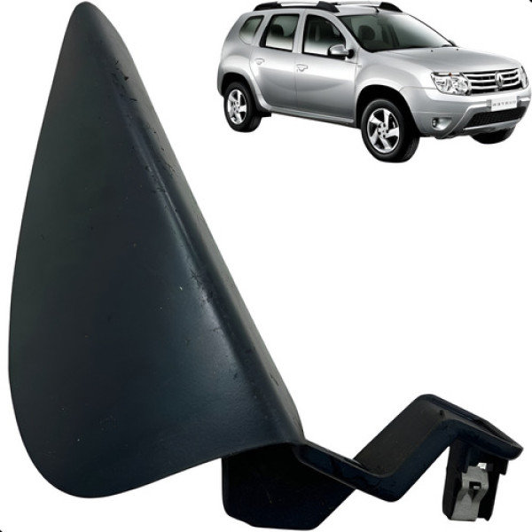 Acabamento Painel Esquerdo Duster 1.6 2012 A 2015 Preto Listras