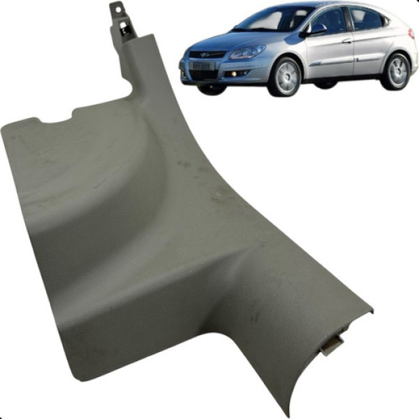Acabamento Soleira Traseira Esquerda Chery Cielo 1.6 2010 Cinza