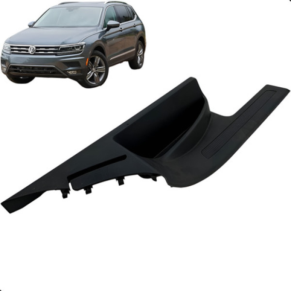 Soleira Porta Traseria Direta Tiguan Allspace 2018 A 2021 Preto