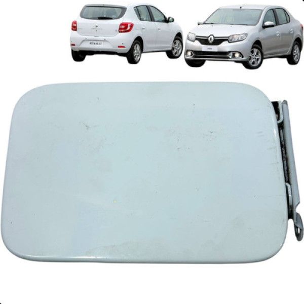 Portinhola Tanque Combustivel Sandero Logan 2015 A 2021 Branco