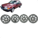 Jogo De Roda Aro 13 Chevrolet Monza 1992 Prateado