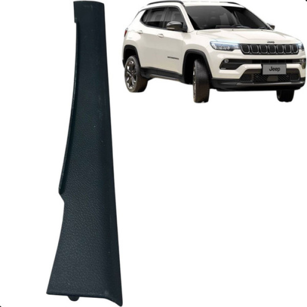 Acabamento Direito Painel Jeep Compass 2.0 2022 2023 2024 Lavanda Animal Print