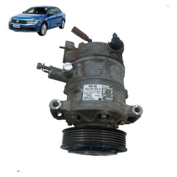 Compressor Ar Ar-condicionado Jetta 1.4 2014 A 2018 
