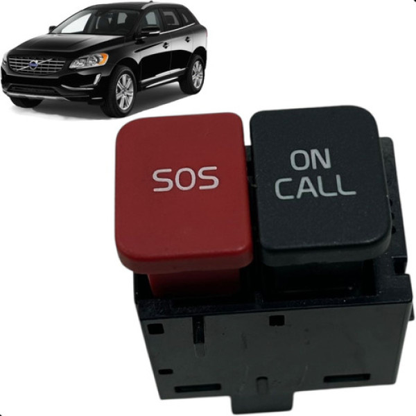 Botão Sos On Call Volvo Xc60  2.0 2014 A 2017