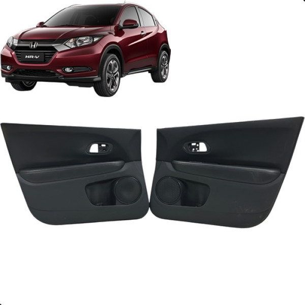 Forro Porta Dianteira Honda Hr-v Hrv 2016 A 2019 Par
