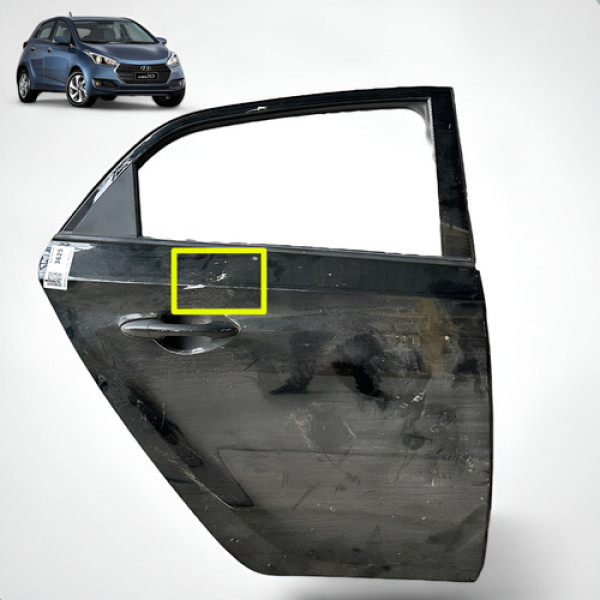 Porta Traseira Direita Hb20 2012 2013 2014 2015 A 2019 Hart Traseira Direita Preta