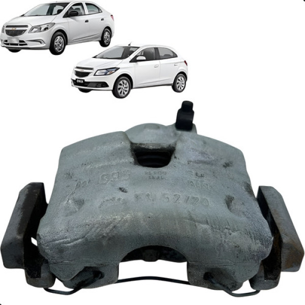 Pinça Freio Onix Prisma 1.0 2013 A 2019 Dianteira Esquerda