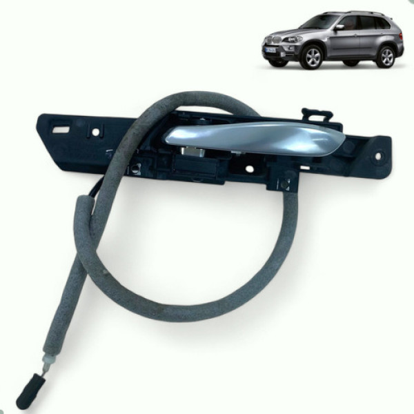Maçaneta Interna Traseira Esquerda Bmw X5 2007 2008 2009 Traseira