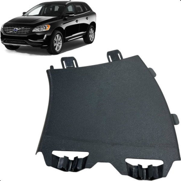 Acabamento Coluna Traseira Direita Volvo Xc60 2015 A 2017  Preto