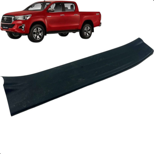 Soleira Porta Traseira Direita Toyota Hilux 2016 A 2020 Preto