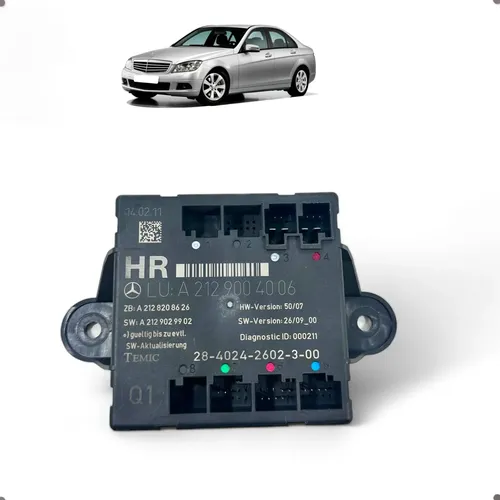 Módulo Porta Tras Direita Mercedes C180 C200 2010 2011 2012