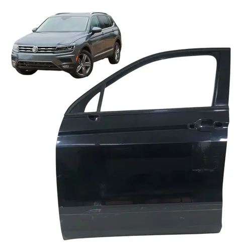 Porta Dianteira Esquerda Tiguan 2018 A 2021  Dianteira Esquerdo Preto