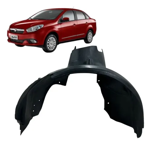 Parabarro Fiat Grand Siena 2012 A 2016 Dianteiro Esquerda