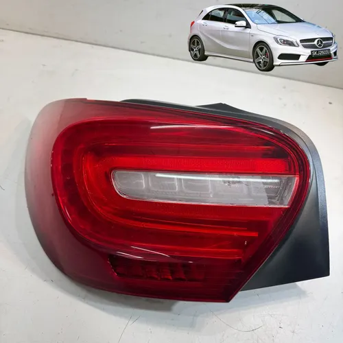 Lanterna Traseira Mercedes A200 2014 2015 C/led Esquerda Esquerdo/motorista Vermelho